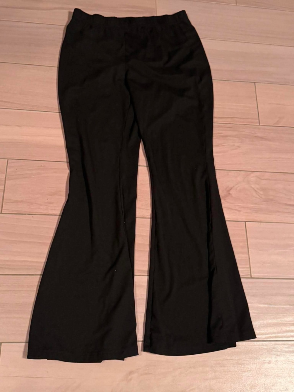 SHEIN Black Stretch Flare Pants XL - Picture 2 of 6